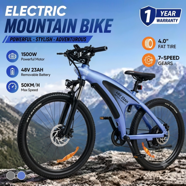HUANCI Q5 1000W Electric Bike for Adults