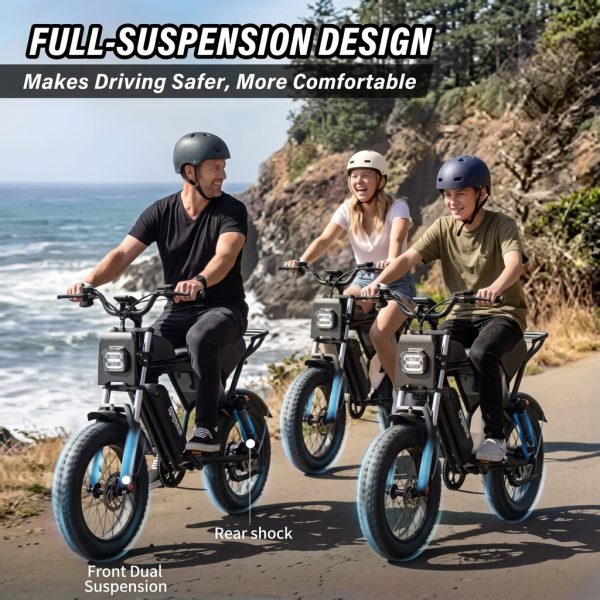 Bopzin C22 1500W Off-Road Electric Bike for Adults